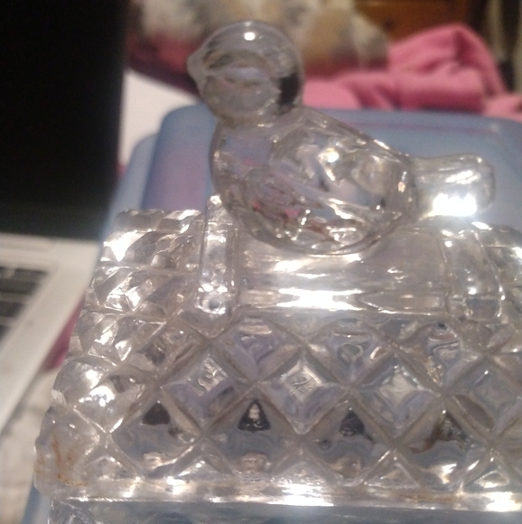 Vintage Stylesetters 24% Lead Crystal Bird Topped Miniatur... - Picture 2 of 2